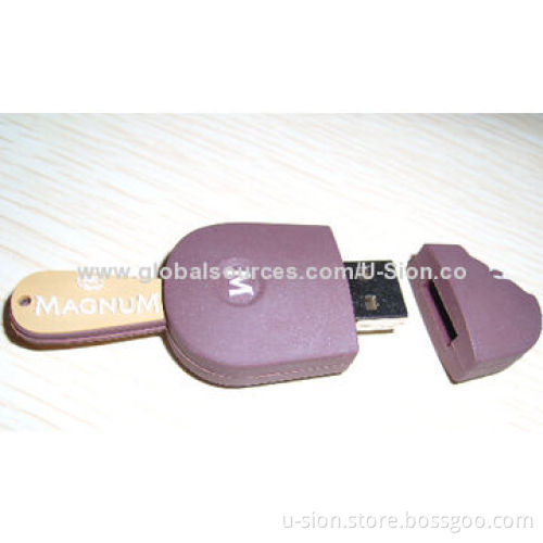 PVC Cute USB Stick in Ice Cream Shape, Customized Designs are Accepted